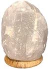 Halit Salzkristall Lampe weiße Salzlampe aus der Salt Range Pakistan 4-6 kg by Salzarena