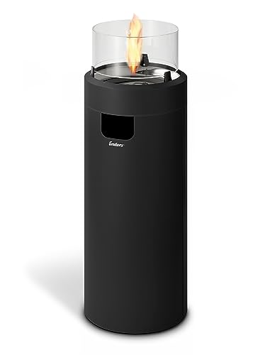 Enders 5601 Feuerstelle NOVA LED L, Gas Terrassenfeuer mit Ambientebeleuchtungen, ECO GREEN Brenner-Technologie und exzellentem Design