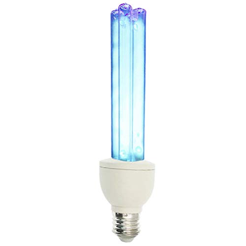 Tashido E27 UV-Lampe mit Strahlen, Ultraviolett, Desinfektions-Lampe, 15 W, UV-Lampe, Ozon, 220 V