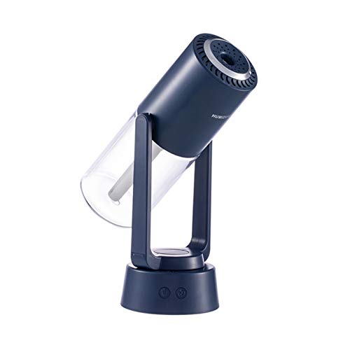 Generic Funktion LED Wireless 230ml Luftbefeuchter Silent Lamp Super duftender Tischluftbefeuchter Sprüher Pflanzen Akku (Blue, One Size)