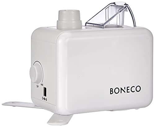 Boneco U7146 Luftbefeuchter – Ultraschall-Vernebler für die Reise und Zuhause – bis 20m2 Raumgröße, weiß