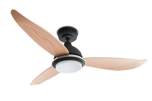 Energiespar Deckenventilator Bayu mit dimmbarer LED Beleuchtung und Fernbedienung, 122cm, sehr leise