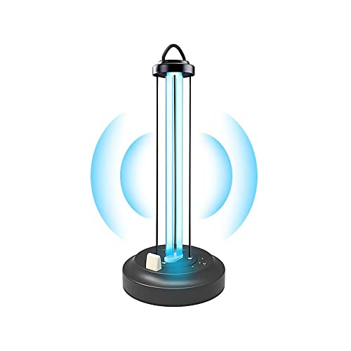WTL UV Desinfektion Lampe mit OZON 38W 220V Tragbare Desinfektionslampe mit Fernbedienung Bewegungssensor 99% Effektive Arbeitsleistung UVC Lampe, Anwendbar Auf Schlafzimmer Küche