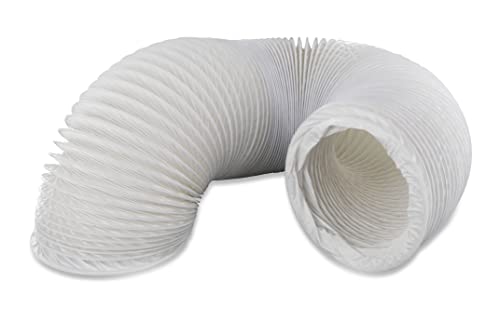 DL-pro Abluftschlauch Ø 100 / 102mm 2,5m flexibel PVC Schlauch für 100er Klimaanlage Wäschetrockner Dunstabzugshaube