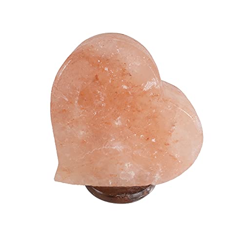 SudoreWell® Salzkristall Lampe Salzlampe Herz aus der Salt Range Pakistan
