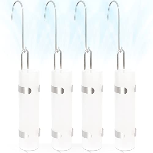 Stimo 4er SET Luftbefeuchter Heizung Wasserverdunster für Heizkörper Edelstahl Glas (Glas, 4x)