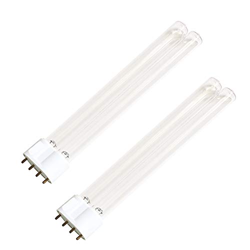 18W/ 2G11 Röhrenlampe Teichfilter, Ersatz UV-Birne Lampe für Teichfilter UV-C, 2er-Pack
