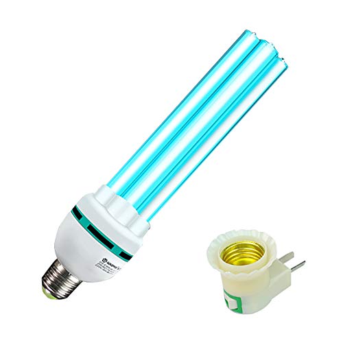 UV Keimtötende Lampe UVC Ozon Desinfektion Sterilisation Desodorierung Milben Reinigt Luft Lampe, für Zuhause/Auto/Haustier (15W / 25W / 36W)