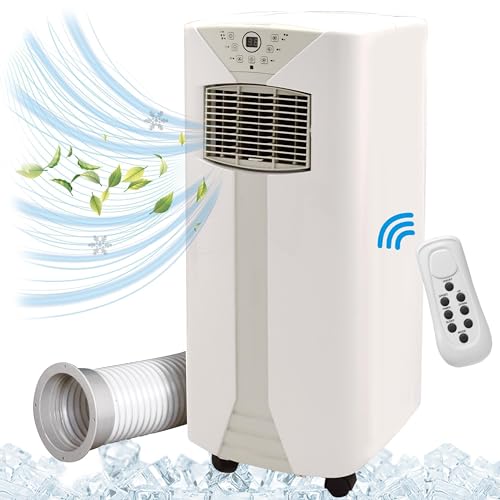 Syntrox Germany 9000 BTU Mobiles Klimagerät Fresco | Mobile Klimaanlage | Luftentfeuchter, mit Fernbedienung und Timer Funktion, Effiziente Kühlung, integrierter Schlaf-Modus