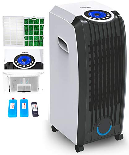 3in1 Aircooler | 8 Liter | Mobile Klimaanlage | Klimagerät | Luftreiniger | Klima | Ventilator mit Fernbedienung | Luftkühler | Luftbefeuchtung | Klima Anlage |