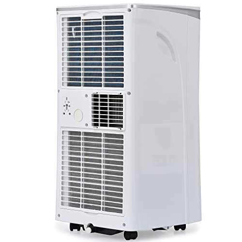 Mobiles Klimagerät Luftentfeuchter Klimaanlage 9000 BTU/h mit Abluftfunktion und Kühlfunktion für Räume bis 100 m³, Verfügbar mit Fernbedienung und APP-Steuerung, 3 Betriebsarten