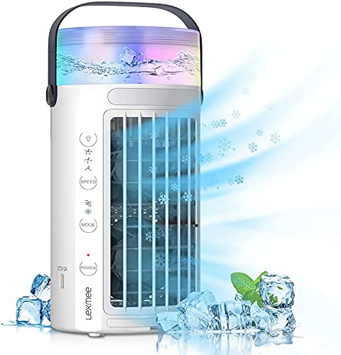 MasterUnion Mobile Klimaanlage - Befeuchtet USB KlimageräT - Verwenden Sie Nur Sauberes Wasser Tischventilator Leise - füR Home Travel Office Schlafzimmer