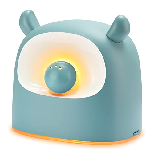 Qimaoo Luftbefeuchter 500ml Luftbefeuchter Schlafzimmer Kalter Nebel Humidifier mit Aromadiffusor & Nachtlichtfunktion für Kinderzimmer Pflanzen, 2 Nebelmodi, automatische Abschaltung