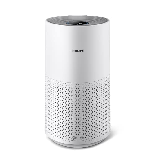 Philips Luftreiniger Smart 1000i Serie - Reinigt Räume bis zu 78 m² - Entfernt 99,97% der Pollen, Staub und Rauch - Ultraleise und niedriger Energieverbrauch - AC1711/10, Weiß
