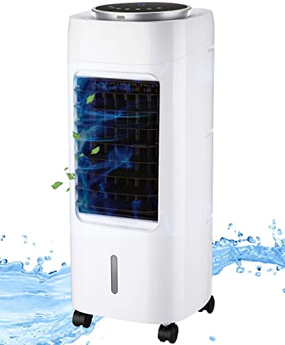 Mobile Klimaanlage | 3in1 Air Cooler | 7 Liter Wassertank | 3 Geschwindigkeitsstufen | Klimagerät | Klima Ventilator mit Fernbedienung | Luftkühler | Aircooler | Energiesparend