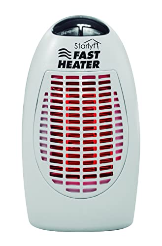 Starlyf® Fast Heater Steckdosen-Heizlüfter 23 m² Weiß
