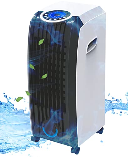 4in1 Aircooler | 8 Liter | Mobile Klimaanlage | 7,5h Timer | Klimagerät | Luftreiniger | Klima | Klima Anlage | Luftkühler | Luftbefeuchtung | Ventilator mit Fernbedienung