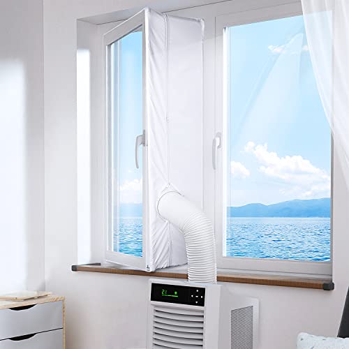 Fiitas Fensterabdichtung für Mobile Klimageräte 4M, Erweiterter mobiler Klimaanlagenschlauch (Fensterabdichtung 4M)