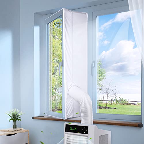 Generic Fensterabdichtung für Mobile Klimageräte, Weiß Wasserdicht Klimaanlage Fensterabdichtung Verwendet für Mobile Klimageräte (400cm)