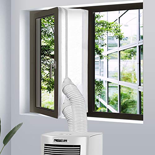 Veperain Fensterabdichtung für Mobile Klimageräte, Ablufttrockner, AirLock Für Fenster, Dachfenster, Kippfenster, Fensterabdichtung Klimaanlage (400CM)