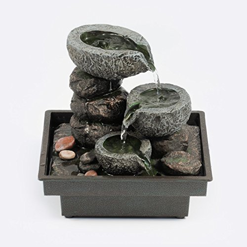 pajoma Zimmerbrunnen Floating Stones, Höhe ca. 20 cm