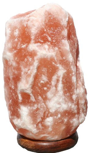 Salzlampe 2-3 kg Salz Kristall Stein Salzleuchte Nachtlampe Salzkristalllampe - Natürliche Beleuchtung für entspannte Atmosphäre und verbessertes Raumklima