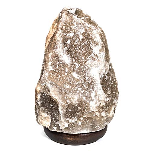 Salzkristall-Lampe grau (2-3 kg)